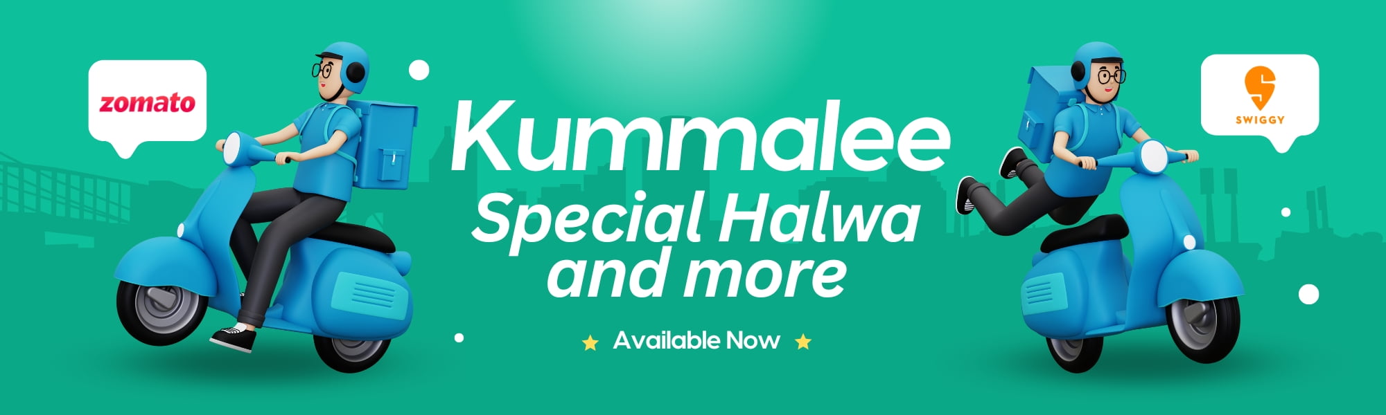kummalee zomato and swiggy order